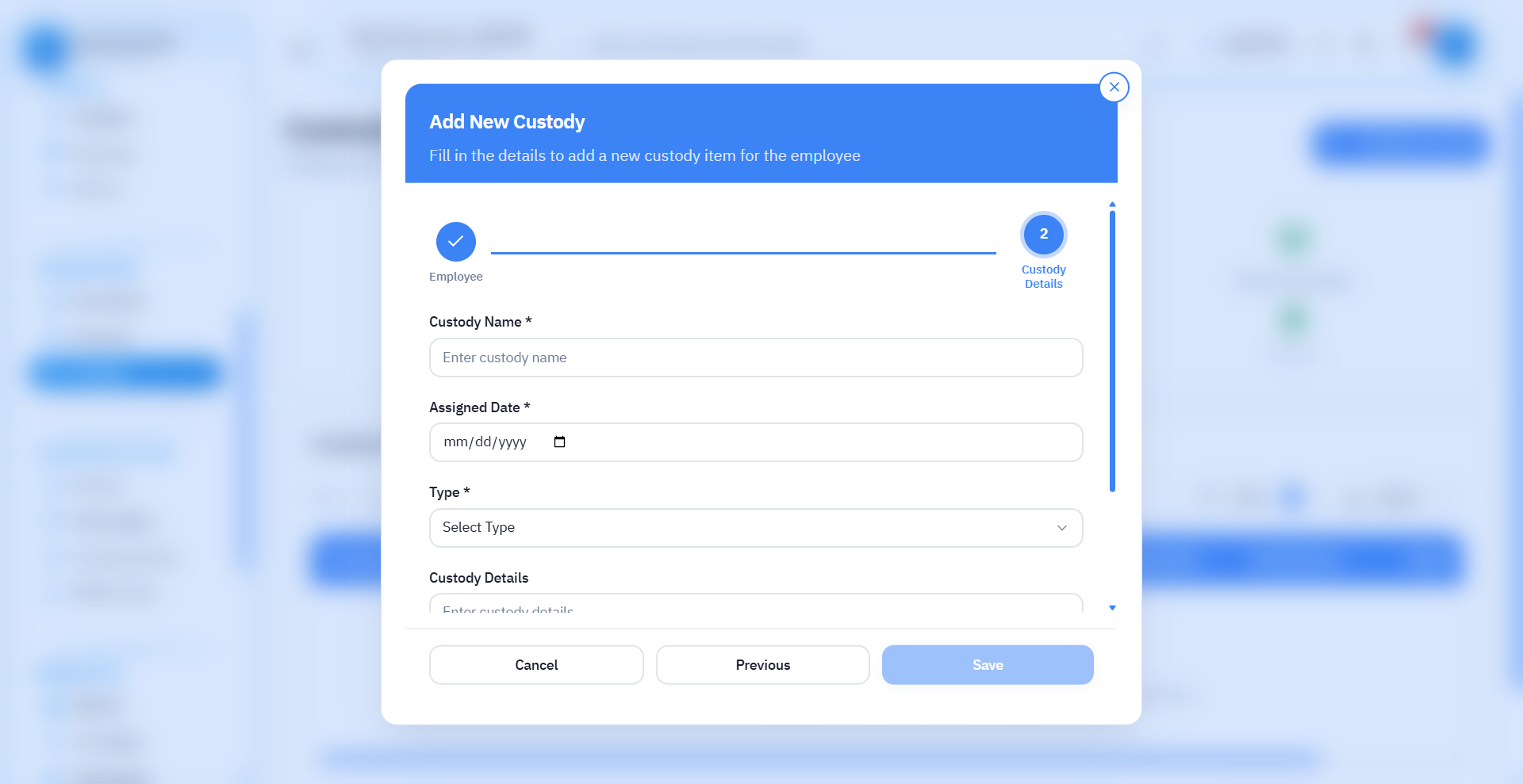 home system custody step