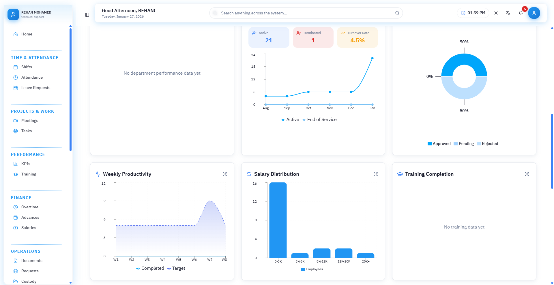 home system analystic